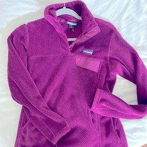 Patagonia Purple Womens Pullover Fleece Size Small
